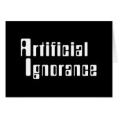 人造無知カード (正面横)