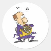 人遊のフランスの声 ラウンドシール (正面)