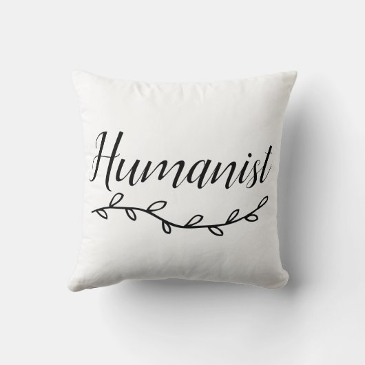 人道主義者 クッション (裏面)