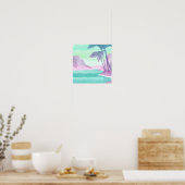人里離れたパステルラグーン ポスター (キッチン)
