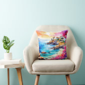 人里離れたビーチ クッション (椅子)