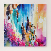 人里離れたビーチ ジグソーパズル (横)