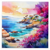 人里離れたビーチ タイル (正面)