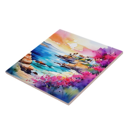 人里離れたビーチ タイル (側面)