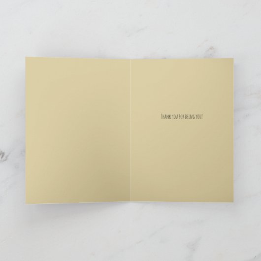 人間お気に入りののおもしろい可愛いかわいらしフローラ カード (内部)