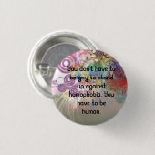 人間があって下さい 缶バッジ (正面&裏面)