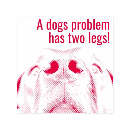 人間が厄介だ セルフインキングスタンプ (デザイン)