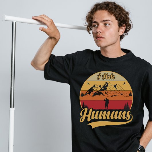 人間が嫌い Tシャツ