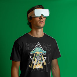 人間が存在しないエイリアンおもしろい引用文図 Tシャツ