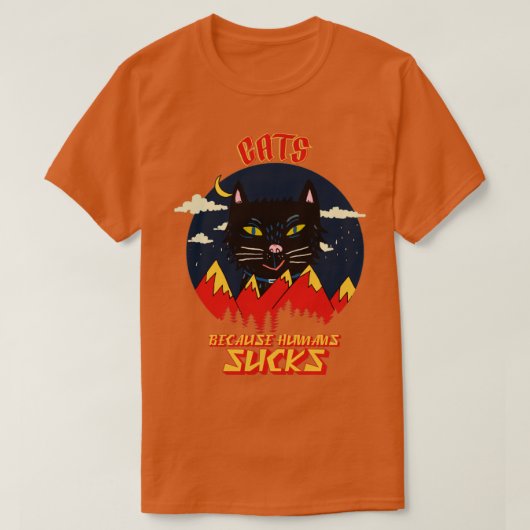 人間が最低 Tシャツ (デザイン正面)