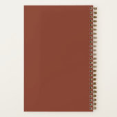 人間が生成した100%コンテンツカスタムパーソナライズされた ノートブック (裏面)