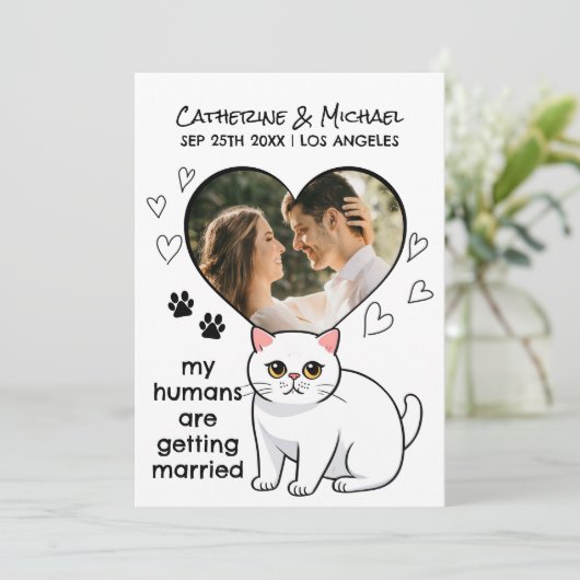 人間が結婚するかわいい猫好きズハンドドロー セーブザデート (スタンド正面)