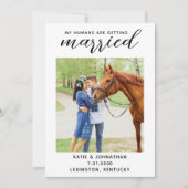 人間が馬と結婚ウマ科のす結婚る セーブザデート (正面)