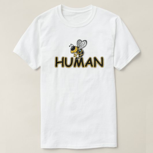 人間であれ Tシャツ (デザイン正面)
