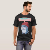 人間として失敗した - チビシャーク Tシャツ (正面フル)