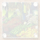 人間との交流の共通スレッド、ブダペスト ガラスコースター (裏面)