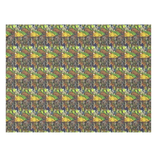 人間との交流の共通スレッド、ブダペスト テーブルクロス (正面(横))