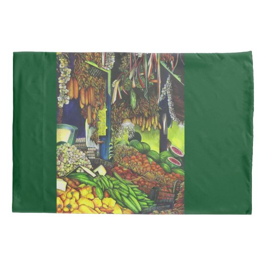 人間との交流の共通スレッド、ブダペスト 枕カバー (裏面)