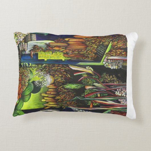 人間との相互作用の共通スレッド アクセントクッション (裏面)