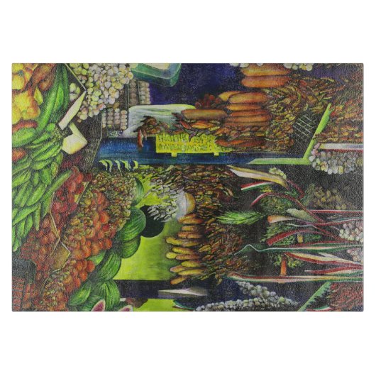 人間との相互作用の共通スレッド カッティングボード (正面)