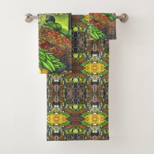 人間との相互作用の共通スレッド バスタオルセット (インサイチュ)