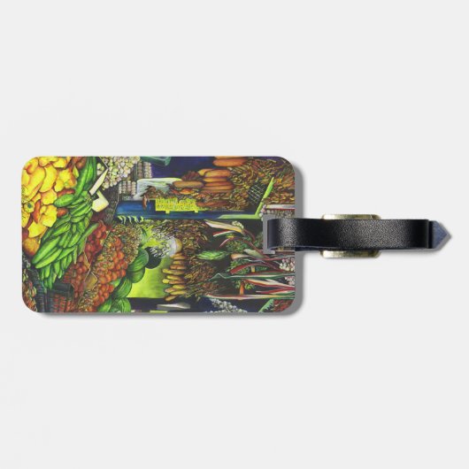 人間との相互作用の共通スレッド ラゲッジタグ (裏面横)