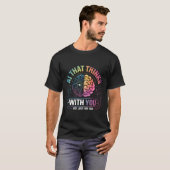 人間とコンピュータの相互作用AIコラボレーション Tシャツ (正面フル)