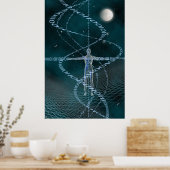 人間とサイバースペース ポスター (キッチン)