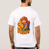 人間とペットの絆と愛を祝おう Tシャツ (裏面)
