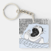 人間と宇宙 キーホルダー (正面)