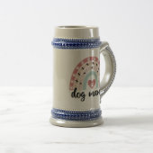 人間と犬の間で共有された無限の愛。 ビールジョッキ (正面右)