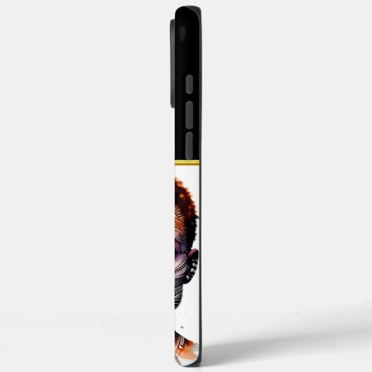 人間と狼の芸術の世界を融合させ鮮やかる Case-Mate iPhoneケース (裏面 / 左)