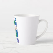 人間と親切の両方 – ヴィンテージレインボーインスパイア カフェラテマグ (右)