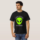人間なんて信じてない Tシャツ (正面フル)