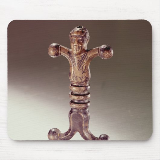 人間に似た剣の柄 マウスパッド (正面)