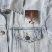 人間に似た剣の柄 缶バッジ (インサイチュ)