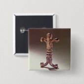 人間に似た剣の柄 缶バッジ (正面&裏面)