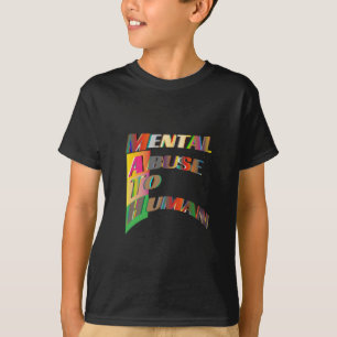 人間に対する数学の精神的虐待 Tシャツ