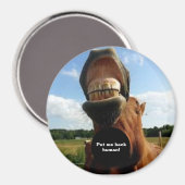 人間に戻せ！馬磁石 マグネット (正面/裏面)