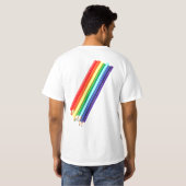 人間に育てられたCAFFiNE Tシャツ (裏面フル)