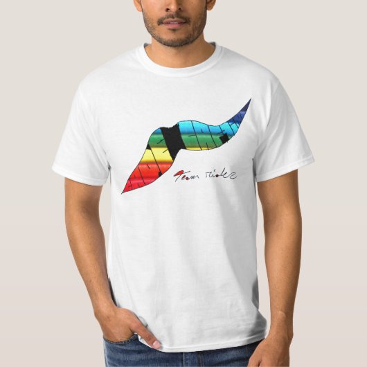 人間に育てられたCAFFiNE Tシャツ (正面)