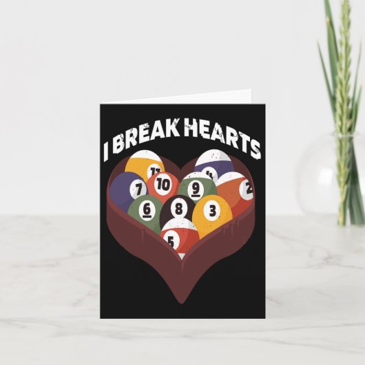 人間のおもしろいビリヤード進化8 LlプールキューStic カード (正面)