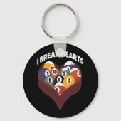 人間のおもしろいビリヤード進化8 LlプールキューStic キーホルダー (正面)