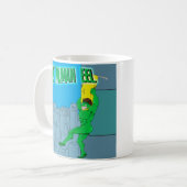 人間のウナギ コーヒーマグカップ (正面左)