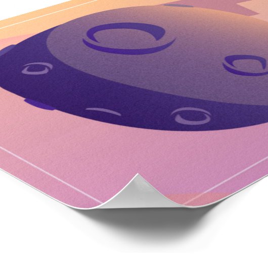 人間のサイケポスター ポスター (角)