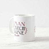 人間のサーチエンジン コーヒーマグカップ (正面左)