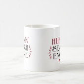 人間のサーチエンジン コーヒーマグカップ (中央)