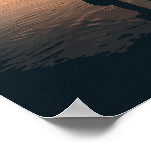 人間のシルエット ポスター (角)