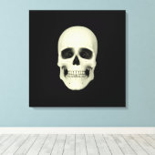 人間のスカル キャンバスプリント (インサイチュ (ウッドフロア))