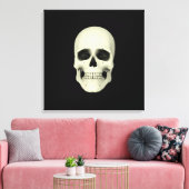 人間のスカル キャンバスプリント (インサイチュ (リビング))